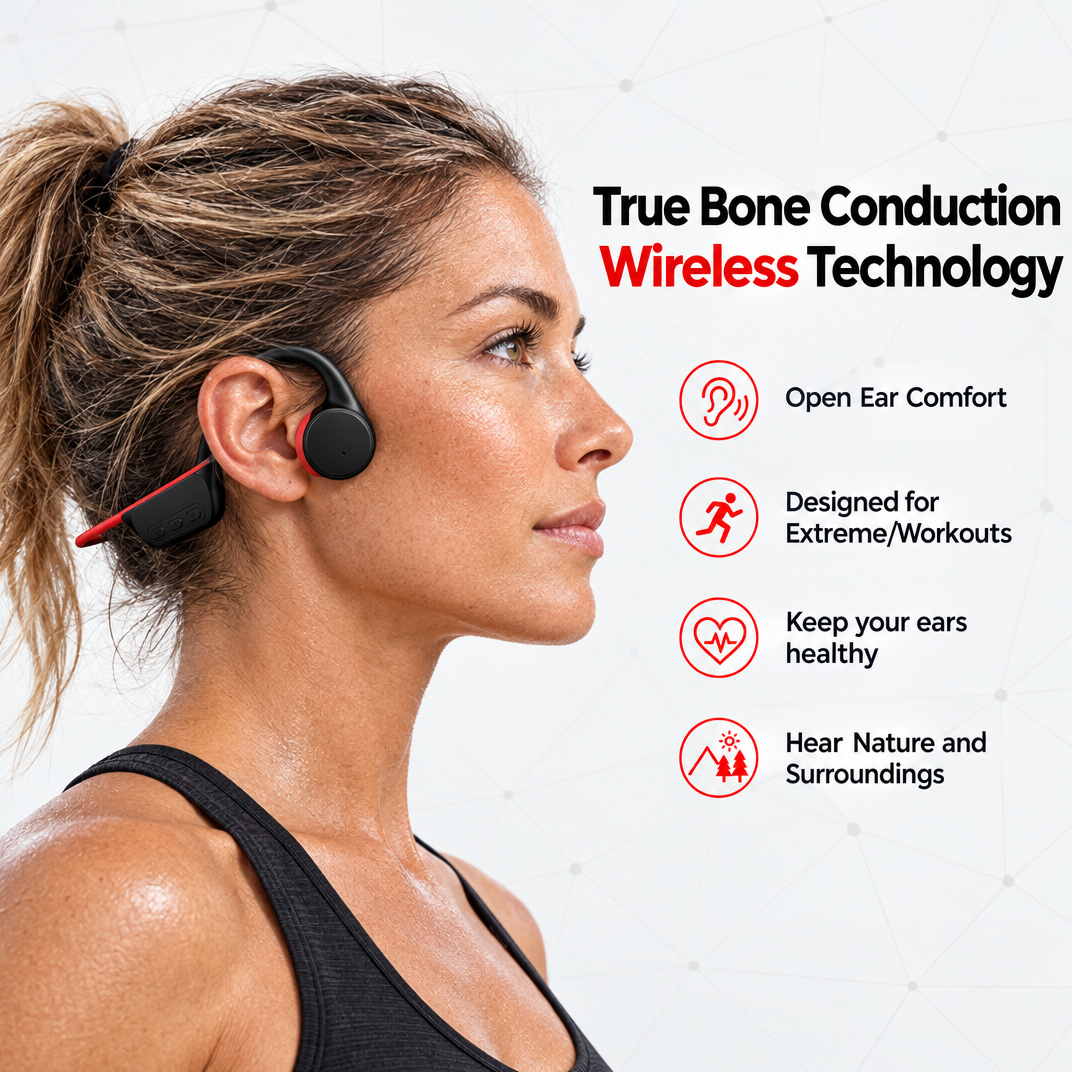 BoneWavy Xtreme Open Ear Headphones