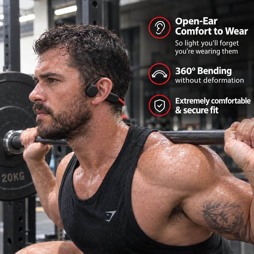 BoneWavy Xtreme Open Ear Headphones